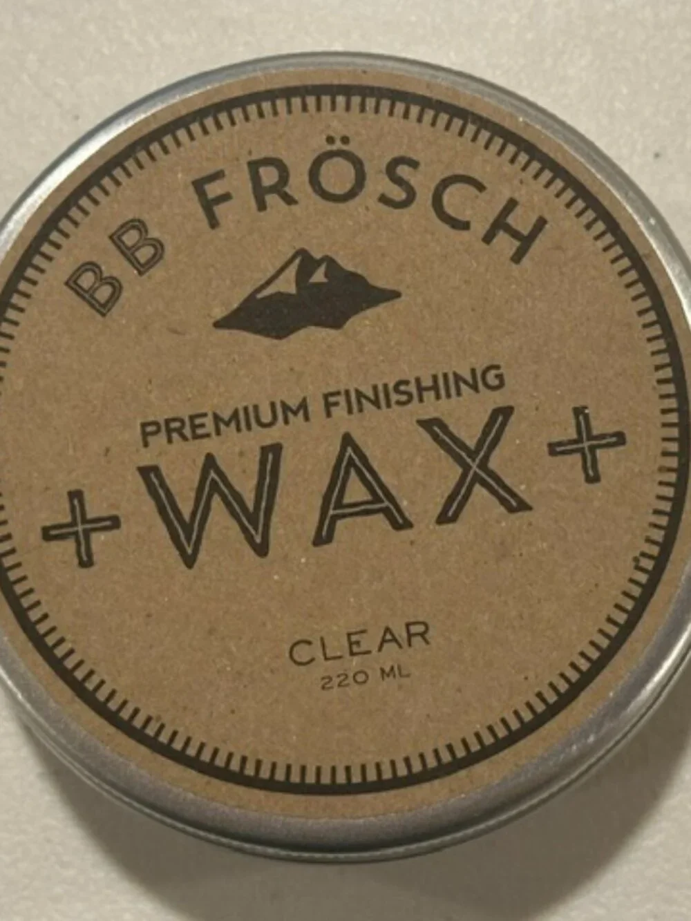 NEW (but older) BB Frosch Premium Finishing Wax (Clear) 220 mL